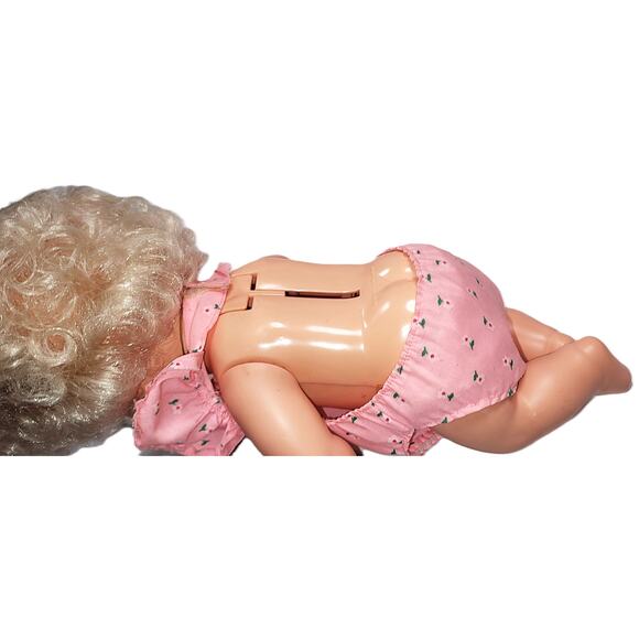 14"  1982 Vintage Baby Alive Baby Doll With Lever on Her Back - Picture 7 of 12